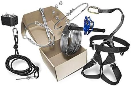 150 FT Chetco Zip Line Kit with Adjustable Harness and Bungee Brake System