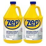 Zep Antibacterial Disinfectant Cleaner - 1 Gallon (Case of 2) ZUBAC128 - Kills 99.99% of Germs - 60 Second Kill Time