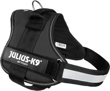 JULIUS-K9 Powerharness Dog Harness, Black, Size M/0
