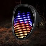 Hookaba: Enigma Eyes-App Controlled-Unisex Adult LED Mask for Halloween, Birthday Party,Wedding Party, DJ night, Live Concert,Stage Performance