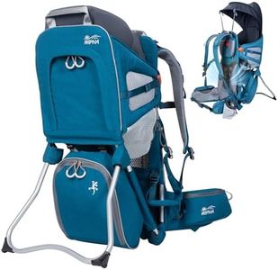 WIPHA Lightweight Baby Backpack Carrier, Adjustable Hiking Backpack Carrier for Toddlers, Breathable Design, Travel Carrier with Sun Canopy (Blue)