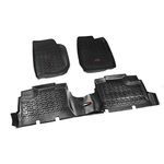 Rugged Ridge All-Terrain 12987.01 Black Front and Rear Floor Liner Kit For Select Jeep Wrangler Unlimited Models