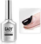 GAOY Peel Off Gel Base Coat for Gel Nail Polish, 16ml Peelable Clear Foundation for Use with UV LED Nail Lamp