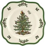 Spode Christmas Tree Square Salad Plate