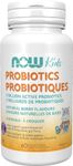 NOW Supplements, Kids Probiotic (formerly BerryDophilus™) with 2 Billion, 10 Probiotic Strains, Xylitol Sweetened, Strain Verified, Chewable Tablets, 60 Count