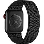 Adorve Braided Solo Loop Compatible with Apple Watch Band 46mm 45mm 44mm 49mm 42mm 38mm 40mm 41mm Men Women, Stretchy Solace Elastic Sport Wristbands for iWatch Ultra Series 10/9/8/7/6/5/4/3/2/1 SE