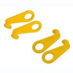 Mytee Products 2 Left & 2 Right 45 Degree G80 SEA Shipping Container Lifting Hook, Shipping, Cargo, Storage, Moving