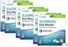 OraCoat XyliMelts for Dry Mouth, Stick-on Melts for Moisturizing,Fresh Breath Gluten Free, Mild-Mint Flavour (240)