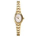 Sekonda Megan 18mm Women's Quartz Watch with Oval Mother of Pearl Dial and Gold Alloy Foldover Clasp Bracelet