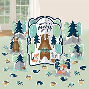 Amscan International- Adornos, Color centrepiece table decorationso kit bear-ly wait (282164)