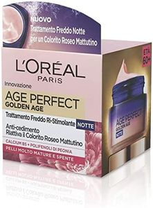 L'Oréal Paris Crema Notte Age Perfect Golden Age, Trattamento Fortificante, Adatto a Pelli Mature, 50 ml