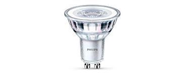 PHILIPS LED Classic (GU10 Spot) 4.6W - 50W Equivalent, 220-240V, Standard Cool White, 4000K (Non-Dimmable), 6 Pack