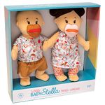 Manhattan Toy Wee Baby Stella Peach 30.48cm Soft Baby Twin Dolls