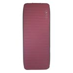 Exped MegaMat 15 - Self Inflating Foam Sleeping Pad, 6" Thickness Camping Bed, Compact and Lightweight, Mini Pump Included, Burgundy, Long Extra Wide