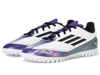 adidas Unisex-Kids F50 Club Messi Turf, White/Black/Unity Purple, 1