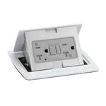 Lew Electric PUFP-CT-OW Countertop Box, Pop Up w20A GFI Receptacle - Off White