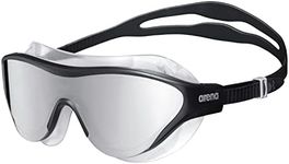 Arena Unisex's The ONE MASK Mirror Goggles, Silver-Black-Black, Size One Size