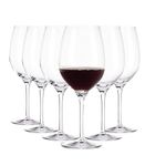 Forestamart ||Set of 6pcs||320ml Red/White Wine Glasses Set || Durable Long Stemmed Crystal Clear Glasses || Lead-Free Goblet || Perfect for Home ||Wedding Party|| Christmas