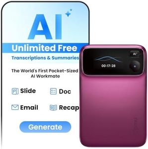 Comu Action Pro, AI Voice Recorder, Automatic AI Docs, 70H+ Battery Life