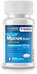 GenCare Mucus Relief Expectorant with 400mg Guaifenesin - 200 Tablets for Cough, Chest Congestion, Colds, Flu, and Allergies