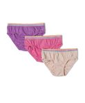 Jockey Girls Super Combed Cotton Panties with Ultrasoft Waistband_Pack of 3_Colors & Prints May Vary_Style_SG11_Assorted_9-10 Yrs