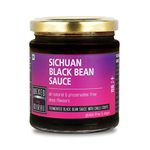 WICKED GOURMET KITCHEN by MIRAI Sichuan Black Bean Sauce I Pantry Essentials I Made with Fermented Black Beans I Dip/Spread/Stir-Fry I All Natural, Preservative Free, Vegan, Gluten Free 180g