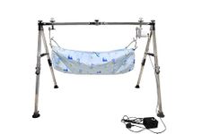 A to Z Hub Stainless Steel Automatic Nri Baby Cradle/ghodiyu/jhula/Swing | Ss Folding Autoswing Cradle | Automatic Ghodiyu