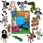 Rumble In The Jungle - Book and Finger Puppets Set