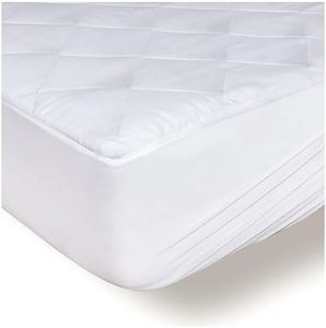 Protege Matelas 160x200 Matelassé - Bonnet jusqu'à 40cm avec Élastique Tout Autour - Alese 160x200 - Oeko-tex et Respirant - Pas imperméable