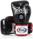 Fairtex BGV1 Muay Thai Boxing Training Sparring Gloves for Men, Women, Kids | MMA Gloves for Martial Arts| Premium Quality, Light Weight & Shock Absorbent 16 oz Boxing Gloves -Black/White/Red