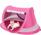 Pop-Up Baby Beach Tent for Boys and Girls, Portable Toddler Travel Tent with UV Protection for Infants, Summer Baby Beach Shade, Lightweight and Easy to Carry