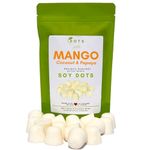 MANGO COCONUT PAPAYA Wax Melt Scented Soy DOTS- 200+ hours of Candian Made Aromatic bliss-Responsible Rice Paper Pouches reduce plastic waste -100% pure soy wax-Use in your favourite candle wax melter