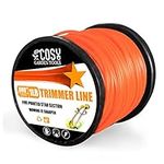 COSY GARDEN TOOLS String Trimmer Line, Commercial Grade Orange Pentagon Weed Eater String, Premium Nylon Universal 0.080" Diameter x 1LB, by 525 Foot