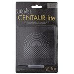 Wig Jig Centaur Lite, 4 inch acrylic square jig, 441 holes, 10 removable metal pegs, tool for making wire components and jewelry designs, by The Beadsmith, Wire Elements