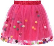 PINK WINGS Girl's Knee Length Tutu Skirt (SKIRT012_Pink_10 Years-11 Years)