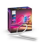 Philips Hue 32-34" PC Monitor Smart LED Light Strip - White and Color Ambiance - Requires Hue Bridge - 1 Pack - Control with Hue App - Works with Alexa, Google Assistant and Apple HomeKit