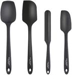 4-Piece Silicone Baking Spatula Set - Rubber Spatulas Silicone Heat Resistant, BPA-Free - Spatula Set for Nonstick Cookware - Baking Essentials