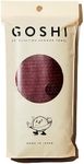 GOSHI Exfoliating Shower Towel - Rip-Resistant Exfoliating Washcloth for All Skin Types - Brick Red - Made in Japan