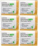 6 Months Supply Cetirizine Hayfever Allergy Tablets 30 x 6