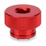 Dwawoo Putter Weight Wrench Tool, Aluminium Alloy Golf Round Screw Wrench Tool for Scotty Cameron(Red)