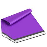 UCGOU 14.5x19 Inch Purple Poly Mailers 2.35MIL Premium Shipping Envelopes Mailer Self Sealed Mailing Bags with Self Adhesive Strip Waterproof and Tear-Proof Postal Bags 100Pcs