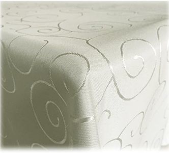JEMIDI Nappe élégante décorative, �éclat soyeux, 31 tailles et 7 couleurs, Polyester, Campagner, 130x300