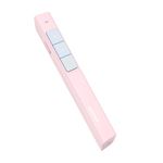 NORWII N26 Presentation Clicker 330FT/100M, 2.4GHz Wireless Presenter PPT Clicker for PowerPoint Remote Presentation Pointer Computer Clicker (Pink)