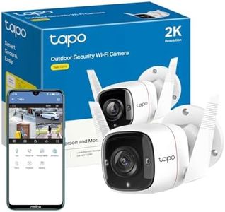 Tapo C310 2K 3MP Wireless & Wired Security Camera Outdoor, Motion Detection, IP66, Built-in Siren, 2-Way Audio, Night Vision, Cloud and Local Storage, Works With Alexa and Google, No Monthly Fee