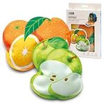 Monkey Business Icepadz Soft Ice Pack Set, 2 Reusable Ice Packs for Baby Bottles and Breast Milk, Slim Ice Pack for Cooler and Lunch Box, Fruit