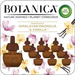 Airwick Botanica Essential Oils, Himalayan Magnolia & Vanilla Scent, Scented Oil, Natural Ingredients, Eco Friendly, 10 Refills