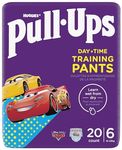 Huggies Pull-Ups, Trainers Day Nappy Pants For Boys - 2-4 Years, Size 6-7 Pull Up Nappies (40 Pants) - Potty Training Pants For Easy Toilet Training - Learn Wet From Dry