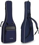 Rocktile 3/4 and 7/8 Classical Guitar Gig Bag Padded + Backpack Straps Blue