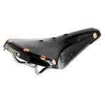 Brooks B2000901 B17 Ti, Saddle, 275 x 175mm, Unisex, 410g, Black