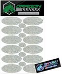 Dragon Senses Calm Strips for Anxiety Sensory Stickers, 42 Pcs Holographic Sensory Strips Textured Stickers with Enhance Sensory Soothing & Calming Effect for Special Needs, Made in The USA, 1 Pk